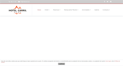 Desktop Screenshot of hotelcarril.com